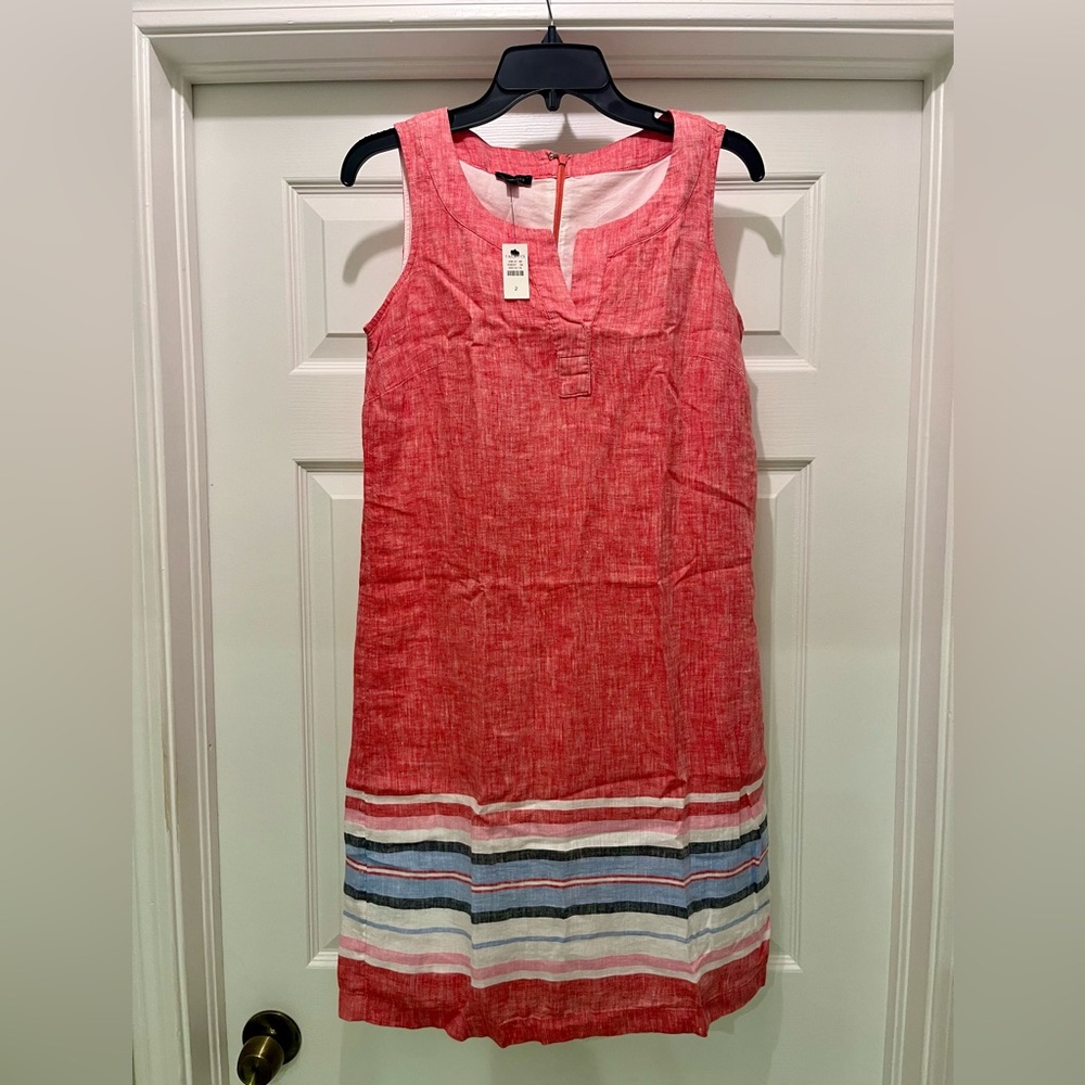 Talbots 100% linen dress. Size 2